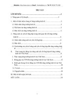 Thưc trang tác động của năng suất yếu tố tổng hợp tới tăng trưởng kinh tế ở Việt Nam