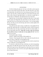 Phát triển các dịch vụ hậu cần trong tiêu thụ sản phẩm tại công ty cổ phần dệt vải công nghiệp Hà Nội