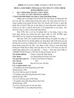 Tổng quan về công ty công trình hàng không ACC