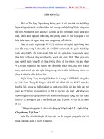 Tăng cường quản lí rủi ro tín dụng tại Sở giao dịch I – Ngân hàng Công thương Việt Nam