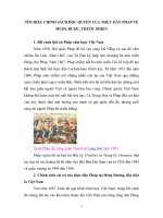 TÌM HIỂU CHÍNH SÁCH ĐỘC QUYỀN CỦA THỰC DÂN PHÁP VỀ MUỐI, RƯỢU, THUỐC PHIỆN