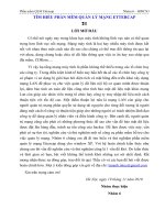 TÌM HIỂU PHẦN MỀM QUẢN LÝ MẠNG ETTERCAP