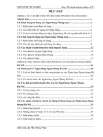 Giải pháp nâng cao chất lượng tín dụng tại ngân hàng Ngoại thương Hà Nội