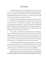 Một số vấn đề về việc chuyển đổi hệ thống quản lý chất lượng theo tiêu chuẩn ISO 9000 phiên bản 1994 sang phiên bản 2000 tại tại công ty điện cơ thống nhất