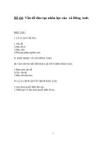 182 Vấn đề đào tạo nhân lực của xã Đông Anh