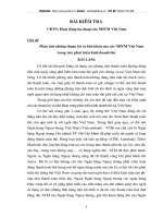 Hoạt động tín dụng của NHTM Việt Nam