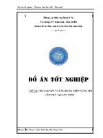 Đo cao GPS và ứng dụng trên vùng mỏ Cẩm Phả- Quảng Ninh