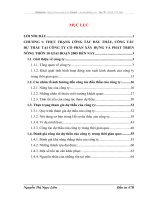 Thực trạng công tác đấu thầu, công tác dự thầu và một số giải pháp nhằm nâng cao khả năng thắng thầu của công ty cổ phần xây dựng và phát triển nông thôn 10 giai đoạn 2005 - 2008