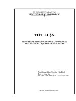 HOÀN THÀNH KHOÁ BỒI DƯỠNG CÁN BỘ QUẢN Lí TRƯỜNG TRUNG HỌC PHỔ THÔNG KHOÁ 53