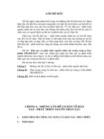 374 Đào tạo và phát triển nguồn nhân lực trong Công ty Dược phẩm TRAPHACO