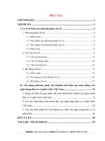 Vận dụng phương pháp chỉ số,phân tích hiệu quả hoạt động của ngân hàng đầu tư và phát triển Việt Nam.