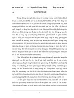 Một số giải pháp nhằm phát triển vận tải hành khách công cộng bằng xe buýt trên địa bàn Hà nội