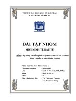 Nội dung và mối quan hệ giữa đầu tư vào tài sản hữu hình và đầu tư vào tài sản vô hình