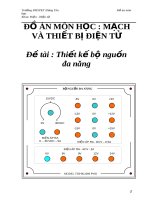Thiết kế bộ nguồn đa năng