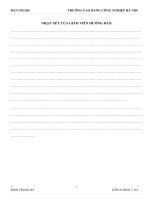 Lập qui trình công nghệ sửa chữa phục hồi các mặt trượt của máy tiện WASINO