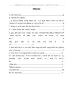 Lý luận hình thái kinh tế - xã hội với sự nghiệp cách mạng hiện nay ở nước ta