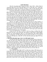 tiến trình đàm phán gia nhập WTO của Việt Nam.