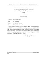 Hoàn thiện công tác lập và thực hiện kế hoạch sản xuất kinh doanh tại tổng công ty công nghiệp ô tô Việt Nam