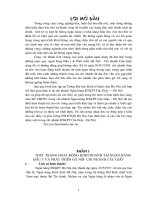 thực trạng hoạt động kinh doanh tại ngân hàng Đầu tư phát triển Hà Nội