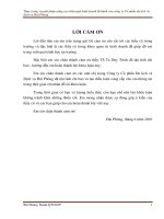 Thực trạng và giải pháp nâng cao hiệu quả kinh doanh lữ hành của công ty Cổ phần du lịch và  dịch vụ Hải Phòng