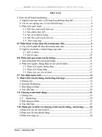 Kế hoạch truyền thông và xúc tiến hỗn hợp cho sản phẩm dịch vụ cơm hộp Obento trên địa bàn Hà Nội