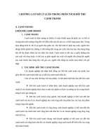 CƠ SỞ LÝ LUẬN TRONG PHÂN TÍCH ĐỐI THỦ CẠNH TRANH