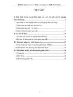 Tình hình chung và các điều kiện sản xuất chủ yếu của Xí Nghiệp than Hà Ráng