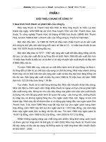 Tổng quan về nhà máy thuốc lá Thanh Hóa