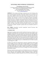 sustainable urban sewerage and drainage