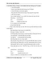 Giới thiệu chung về công ty trách nhiệm hữu hạn thương mại Tín Nghĩa