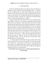 Vấn đề nhân cách con người  trong cơ chế thị trường định hướng xã hội chủ nghĩa