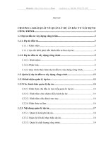 Hoàn thiện công tác quản lý dự án đầu tư xây dựng công trình tại BQL dự án của TW