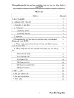 Phương pháp dạy tiết tấu, ngữ âm, ngữ điệu trong các loại câu tiếng Anh ở trường THPT