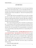 Giải pháp nhằm hạn chế rủi ro cho vay của chi nhánh Hà Thành – Ngân hàng Đầu tư & Phát Triển Việt Nam