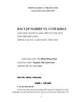 Gíao dục hành vi giao tiếp có văn hóa cho trẻ mẫu giáo