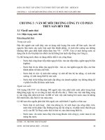 vấn đề môi trường công ty cổ phần thủy sản bến Tre