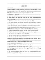 Những vấn đề cơ bản về khả năng cạnh tranh của một doanh nghiệp trong nền kinh tế thị trường