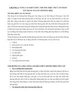 NÂNG CAO KIẾN THỨC THƯƠNG HIỆU THỨ CẤP NHẰM XÂY DỰNG TÀI SẢN THƯƠNG HIỆU