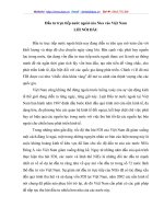 Đầu tư trực tiếp nước ngoài của Nies vào Việt Nam