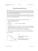 Tổng cầu trong nền kinh tế mở