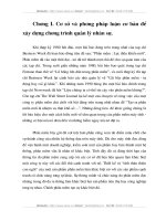 Xây dựng chương trình quản lý nhân sự