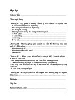 Phương pháp giải quyết các vấn đề thương mại của nền kinh tế thị trường