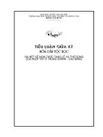 nghi thức tamg lễ và thờ cúng của người Tày ở Trùng Khánh - Cao Bằng