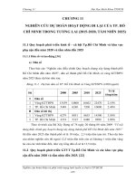 Nghiên cứu hoàn thiện và phát triển mạng lưới tuyến xé buýt ở Tp HCM