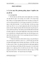 Phân tích tình hình tài chính tại công ty Cổ Phần Phát Triển Nhà Thủ Đức