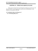 tính toán khung ngang