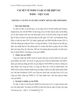 VÀI NÉT VỀ WIPO VÀ QUAN HỆ HỢP TÁC  WIPO – VIỆT NAM