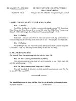 Đề thi cao đẳng năm 2010 môn lịch sử