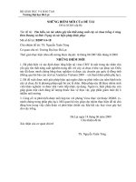 Tìm hiểu các tác nhân gây tổn thất năng suất cây cà chua trồng ở vùng Đơn Dương và Đức Trọng và các biện pháp khắc phục