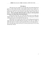 Một số giải pháp nhằm hoàn thiện và nâng cao chất lượng thanh toán quốc tế tại Ngân hàng công thương Đống Đa